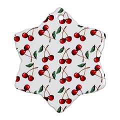 Cherry Red Ornament (snowflake)