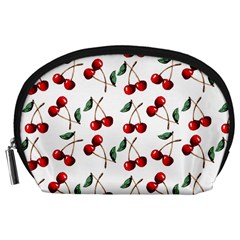 Cherry Red Accessory Pouches (large) 