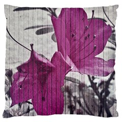 Vintage Style Flower Photo Large Cushion Case (two Sides) by dflcprints