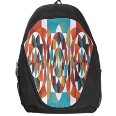 Colorful Geometric Abstract Backpack Bag by linceazul