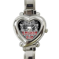 Tattoo Tribal Street Art Heart Italian Charm Watch by Valentinaart