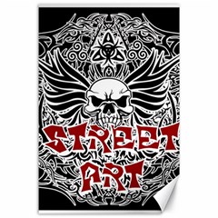 Tattoo Tribal Street Art Canvas 24  X 36  by Valentinaart