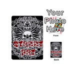 Tattoo tribal street art Playing Cards 54 (Mini)  Front - Spade4