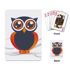 Owl Logo Playing Card by BangZart