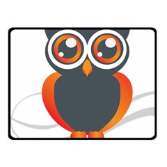 Owl Logo Fleece Blanket (small) by BangZart