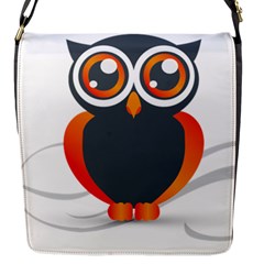 Owl Logo Flap Messenger Bag (s)
