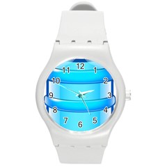 Large Water Bottle Round Plastic Sport Watch (m) by BangZart