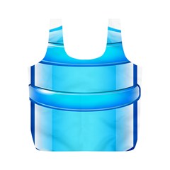 Large Water Bottle Full Print Recycle Bags (m) 