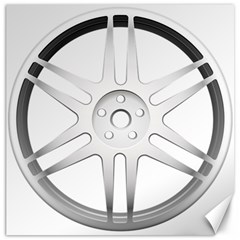Wheel Skin Cover Canvas 12  X 12   by BangZart