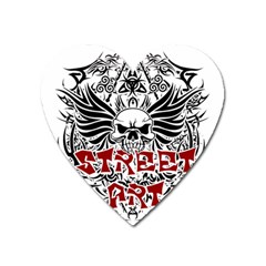 Tattoo tribal street art Heart Magnet