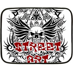 Tattoo tribal street art Double Sided Fleece Blanket (Mini) 