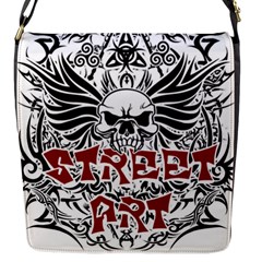 Tattoo tribal street art Flap Messenger Bag (S)