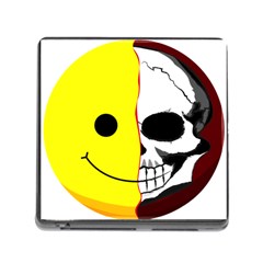 Skull Behind Your Smile Memory Card Reader (square) by BangZart