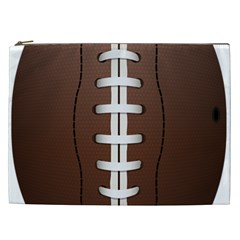 Football Ball Cosmetic Bag (xxl)  by BangZart