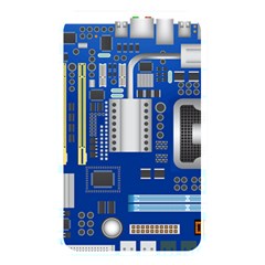 Classic Blue Computer Mainboard Memory Card Reader by BangZart