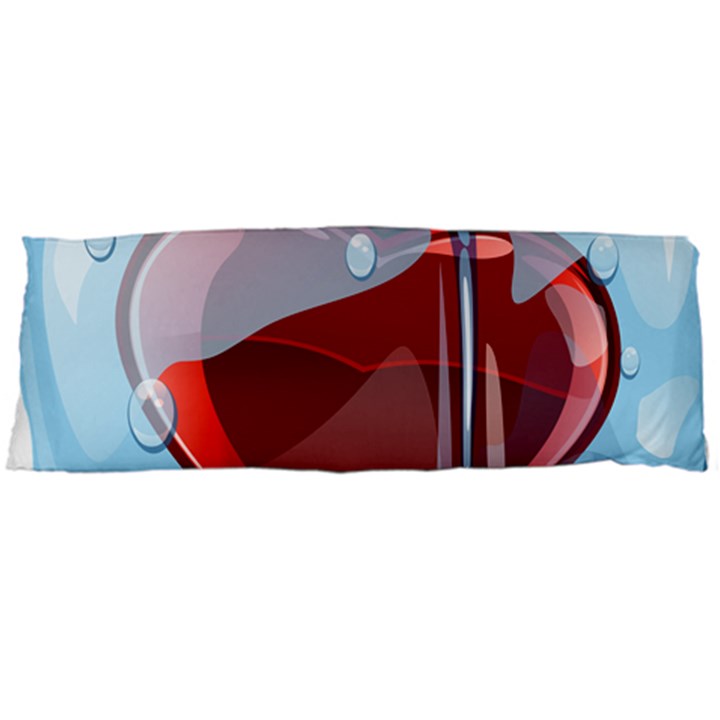 Heart In Ice Cube Body Pillow Case (Dakimakura)