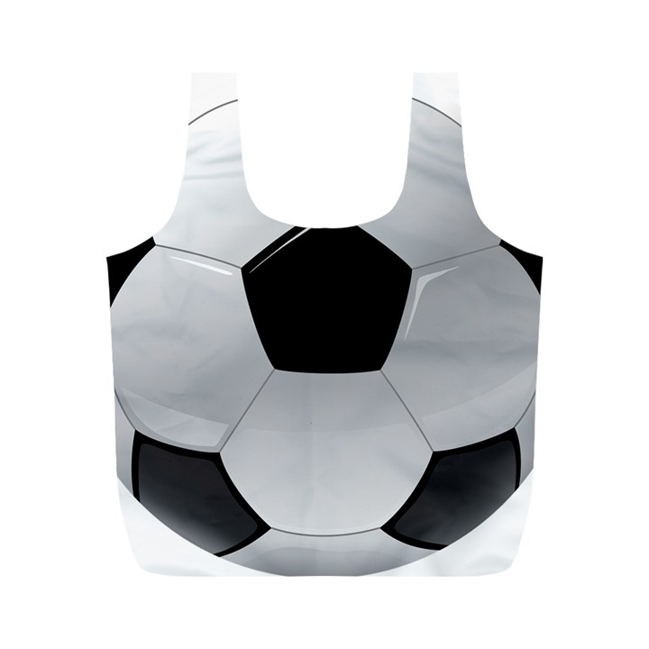 Soccer Ball Full Print Recycle Bags (M) 