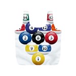 Racked Billiard Pool Balls Full Print Recycle Bags (S)  Front