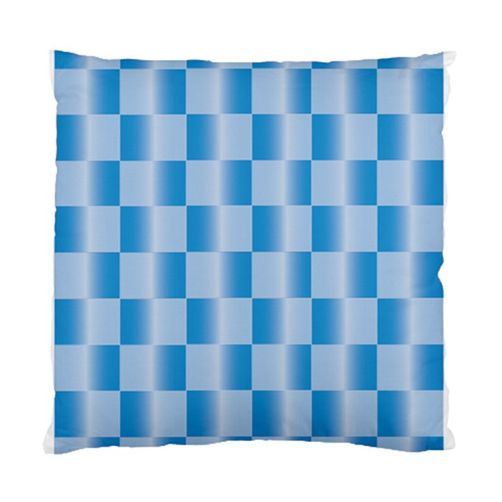 Blue Plaided Pattern Standard Cushion Case (One Side)