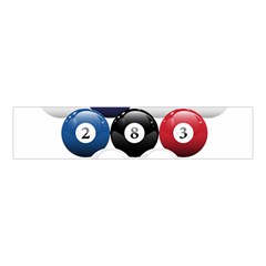 Racked Billiard Pool Balls Velvet Scrunchie