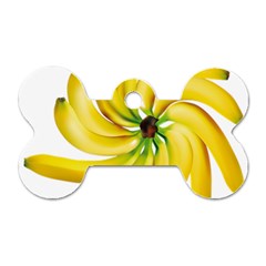 Bananas Decoration Dog Tag Bone (one Side) by BangZart