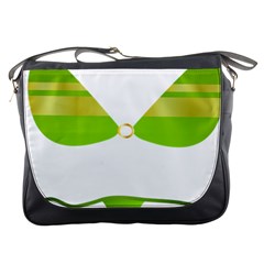 Green Swimsuit Messenger Bags by BangZart