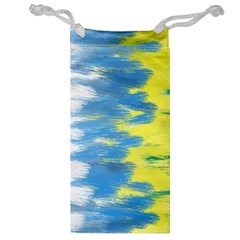 Brazil Colors Pattern Jewelry Bag by paulaoliveiradesign