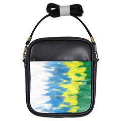 Brazil Colors Pattern Girls Sling Bags