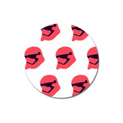 Stormtroper Pattern  Magnet 3  (round)