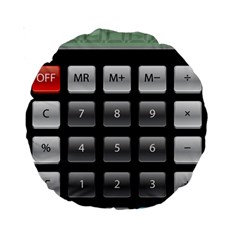 Calculator Standard 15  Premium Round Cushions