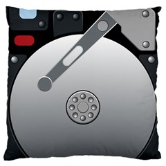 Computer Hard Disk Drive Hdd Large Cushion Case (one Side) by BangZart