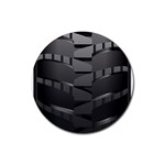 Tire Rubber Coaster (Round)  Front