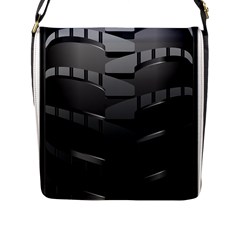 Tire Flap Messenger Bag (l) 