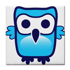 Owl Logo Clip Art Tile Coasters by BangZart