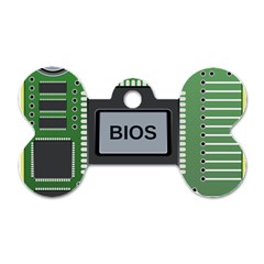 Computer Bios Board Dog Tag Bone (two Sides) by BangZart