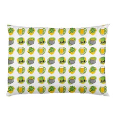 St Patrick S Day Background Symbols Pillow Case by BangZart