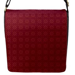 Purple Pattern Background Texture Flap Messenger Bag (s)