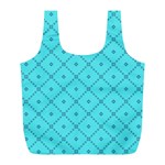 Pattern Background Texture Full Print Recycle Bags (L)  Front
