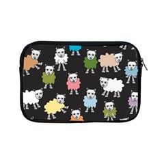 Sheep Cartoon Colorful Black Pink Apple Ipad Mini Zipper Cases