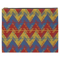 Aztec South American Pattern Zig Cosmetic Bag (xxxl) 