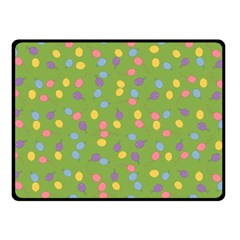 Balloon Grass Party Green Purple Double Sided Fleece Blanket (small)  by BangZart