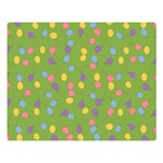 Balloon Grass Party Green Purple Double Sided Flano Blanket (Large)  80 x60  Blanket Front