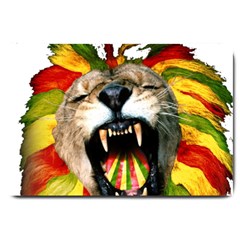 Reggae Lion Large Doormat  by BangZart