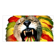 Reggae Lion Satin Shawl