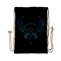 Angel Tribal Art Drawstring Bag (small) by BangZart