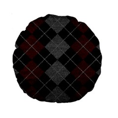 Wool Texture With Great Pattern Standard 15  Premium Round Cushions by BangZart