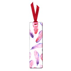 Watercolor Pattern With Feathers Small Book Marks