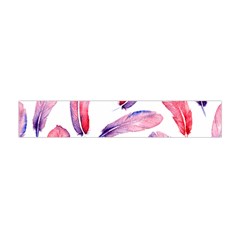 Watercolor Pattern With Feathers Flano Scarf (mini)