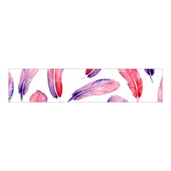 Watercolor Pattern With Feathers Velvet Scrunchie