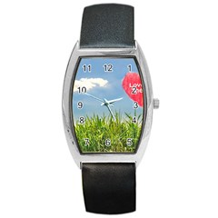 Love Concept Poster Barrel Style Metal Watch by dflcprints